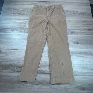 Arnold Palmer Mens Tan Corduroy Pants Regular Fit Size 32x30